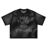 Lunar GOAT See-through Boxy Net T-shirt